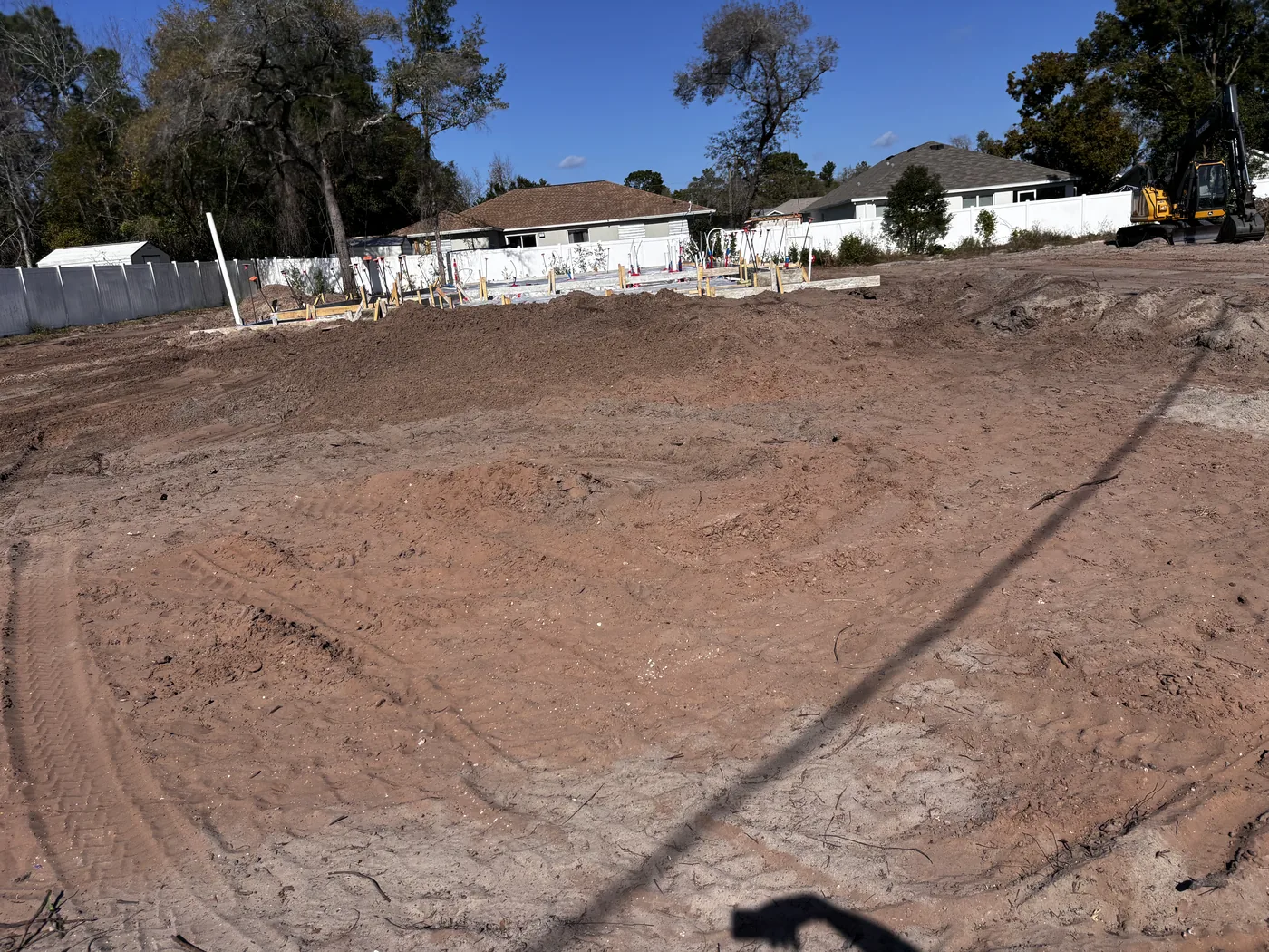 New Construction before