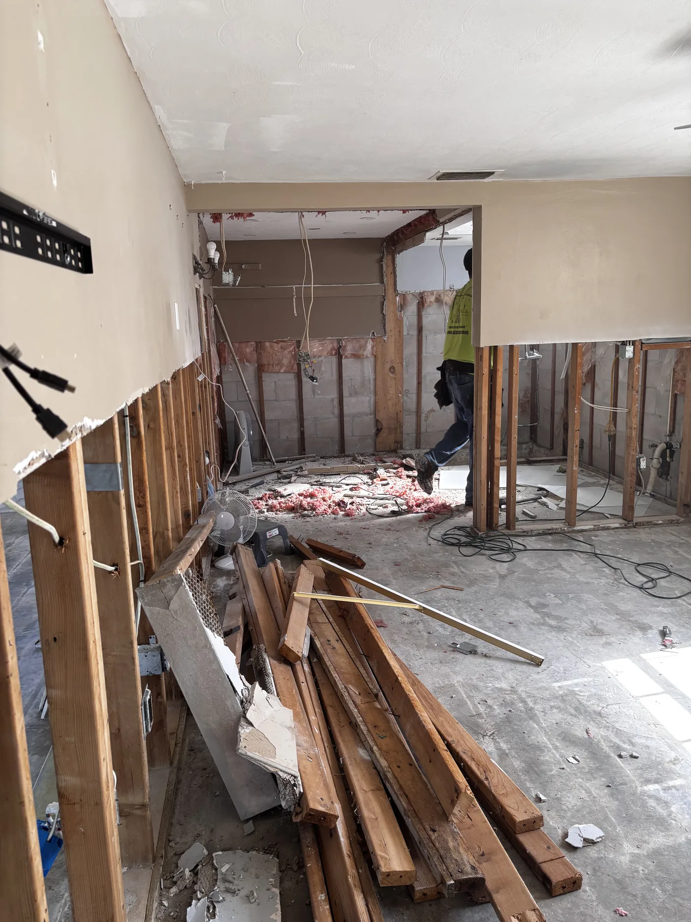 Storm & Insurance Restoration before
